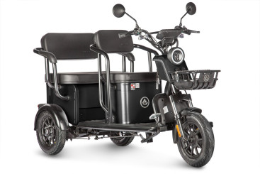 Трицикл электрический Wanshida UM+ (60V, 1000W, черный)