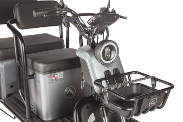 Трицикл электрический Wanshida UM+ (60V, 1000W, черный)