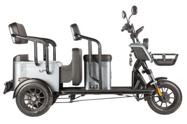 Трицикл электрический Wanshida UM+ (60V, 1000W, черный)