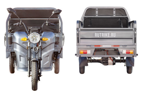 Трицикл электрический Rutrike Мастер 1500 60V 1200W (темно-зеленый) (026653-3290)