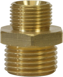 Переходник 1/4ш-1/2ш (400бар, латунь) TOR