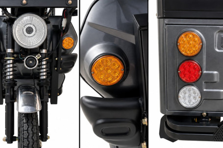 Трицикл электрический Rutrike Рикша 60V 2000W (синий) (026654-3294)
