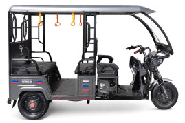 Трицикл электрический Rutrike Рикша 60V 2000W (темно-зеленый)