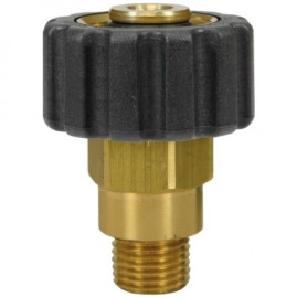 Переходник М22х1.5г-1/4"ш (400бар, лат) R+M