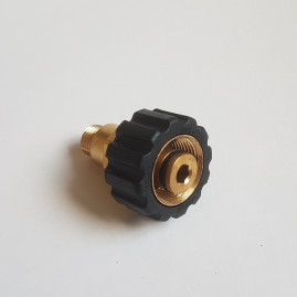 Переходник М22х1.5г-1/4"ш (400бар, лат) R+M