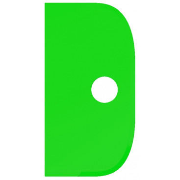 Скребок ручной Haug Bursten (230мм, без ручки, зеленый)