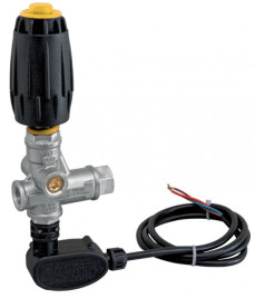 Регулятор давления Mecline VRT3 (2500бар, 40л/мин, 3/8г-г, By-pass 3/8г, микр., никел.)