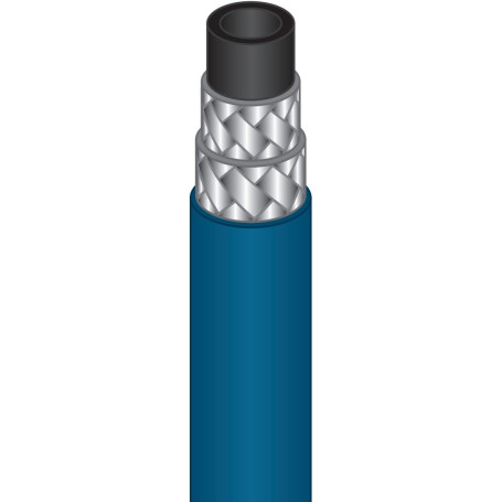 Шланг пищевой SELWASH/2 (400бар, 2SC, DN08, DIN EN 857, синий, цена за 1 метр)
