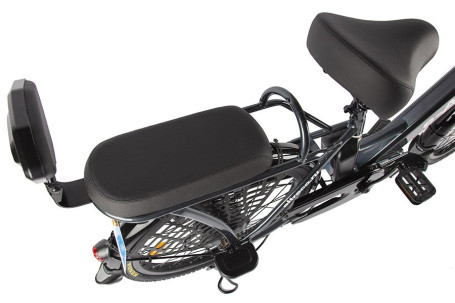 Электровелосипед GREEN CITY e-ALFA new (темно-серый)