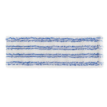 Моп TTS Wet Disinfection soft band (40см, белый с синими полосками)
