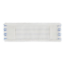 Моп TTS Wet Disinfection soft band (40см, белый с синими полосками)