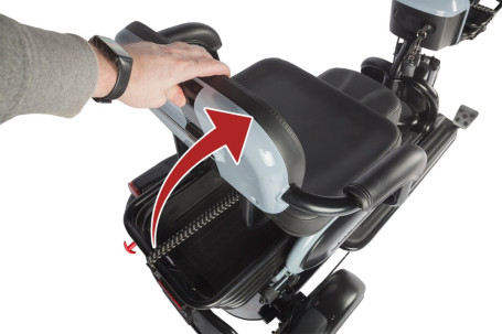 Трицикл электрический Wanshida UN MOTO (60V, 650W, черно-синий) (0000285-3103)