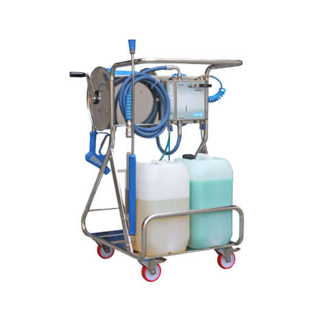 Пенная станция VEMA FOAM &amp; WASH M.P. (10-100бар, сж.возд, 1 хим.ср, тележка)