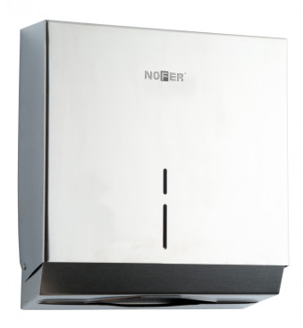 Диспенер для бумажных полотенец Nofer 04005.S (нерж, матовый)