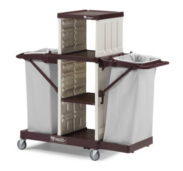 Тележка TTS MagicArt 17 Basic (открытая, 3 полки, 2 держ. мешка, база антрацит)