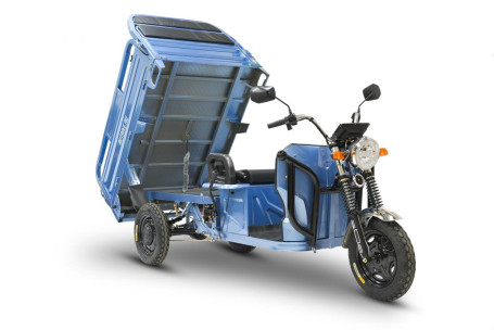 Трицикл электрический Rutrike Вектор 1500 (60V, 1200W, серый) (026260-3235)