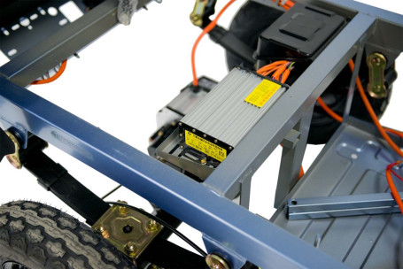 Трицикл электрический Rutrike Вектор 1500 (60V, 1200W, серый) (026260-3235)