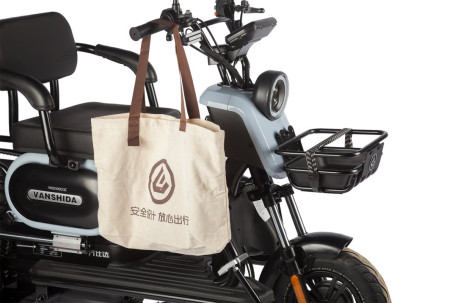 Трицикл электрический Wanshida UN MOTO (60V, 650W, черно-красный) (0000285-3104)