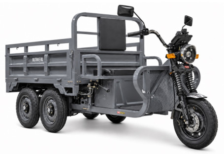 Трицикл электрический Rutrike Каскад 1600 60V 1500х2W (серый) (026655-3296)