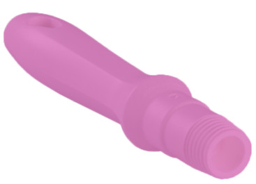 Мини ручка Vikan (d30х160мм, розовый)