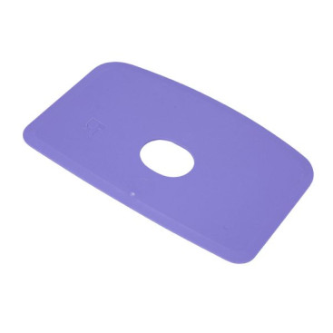 Скребок с отверстием FBK (160х125мм, гибкий, фиолетовый)