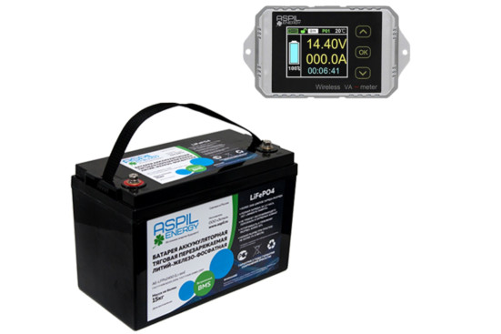 Тяговый аккумулятор ASPIL (24В, 120Ач, LiFePO4)