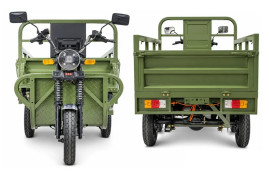 Трицикл электрический Rutrike Каскад 1600 60V 1500х2W (гидравлика)