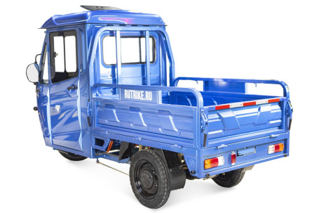 Трицикл электрический Rutrike КАРГО Кабина 1500 60V1000W (темно-синий)