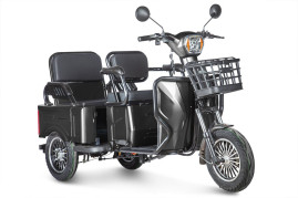 Трицикл электрический Rutrike Тубан (черный)