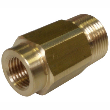 Переходник M22х1.5ш-1/4г (400бар, лат, 40мм) R+M