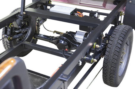 Трицикл электрический Rutrike D4 КАБИНА 1800 (черный)