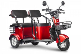 Трицикл электрический Rutrike Караван (красный)