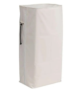 Мешок TTS (пласт, 120 л, молния, белый)