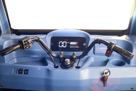 Трицикл электрический Rutrike КАРГО Кабина 1500 60V1000W (серый)