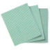 Салфетка TTS BASIC-T (40х50см, бело-зеленая, 1шт)