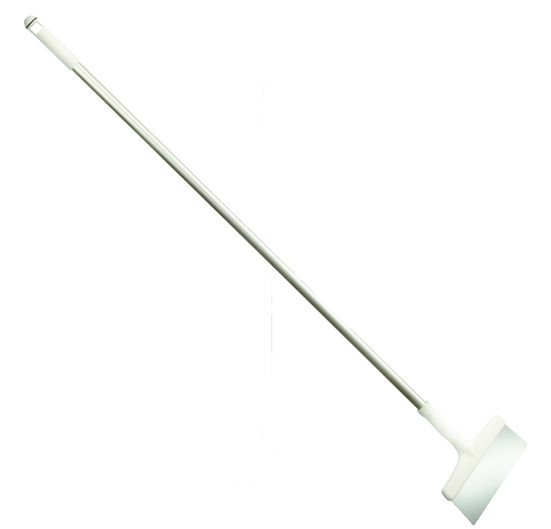 Скребок для пола Haug Bursten (250х35х1382мм, алюм.рукоять, белый)