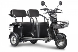 Трицикл электрический Rutrike Караван (черный)