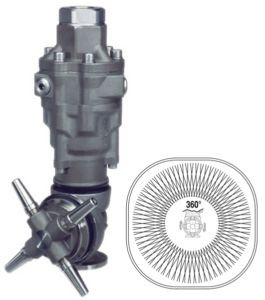 Насадка для мойки емкостей PA А80 R2 (160бар, 50л/мин, гидропривод)