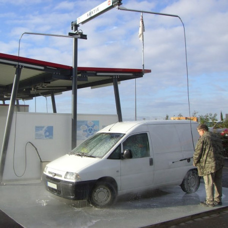 Консоль поворотная потолочная (2м, 360град, нерж)