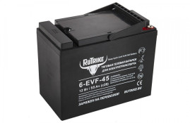 Тяговый аккумулятор RuTrike 6-EVF-45 (12В, 45Ач, Gel)