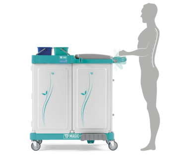 Тележка TTS Magic System 810Е (2х20л, 4х4л, система дозации, 3 зоны)