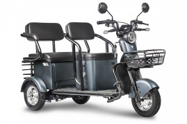 Трицикл электрический Rutrike Караван (серый)