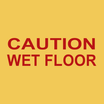 Указатель TTS &quot;Осторожно мокрый пол&quot; (полипроп, 2хсторонний, венгерск)