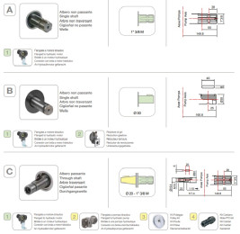 Мембранный насос Comet BP135 (20 бар, 124 л/мин, ВОМ 1"3/8)