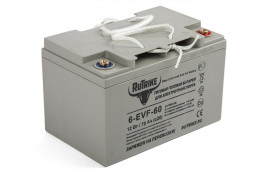 Тяговый аккумулятор RuTrike 6-EVF-60 (12В, 60Ач, Gel)