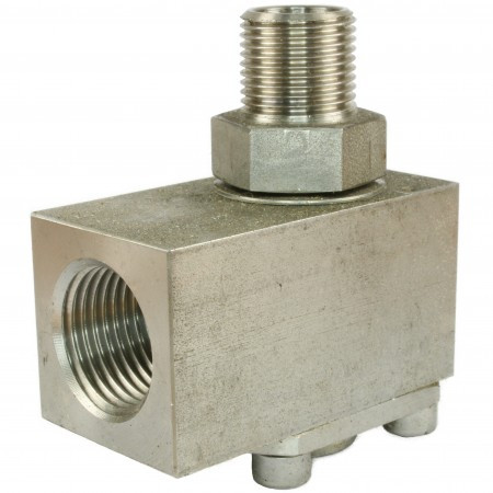 Угловое соединение (80 мм, 3/4&quot;ш-3/4&quot;г, 200 бар, вращ) R+M