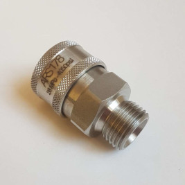 Байонет ARS178 L (1/2"ш, 125бар, нерж, DN12) PA
