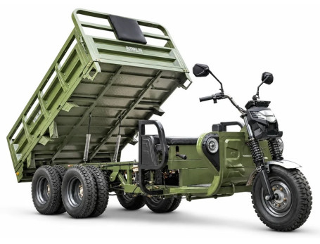 Трицикл электрический Rutrike Профи 2200 60V 1800х2W (зеленый) (026657-3298)
