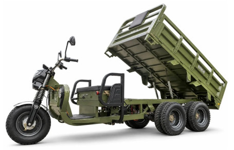 Трицикл электрический Rutrike Профи 2200 60V 1800х2W (зеленый) (026657-3298)