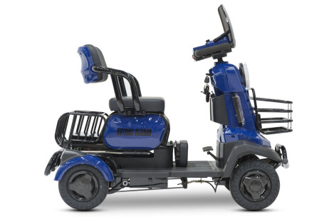 Трицикл электрический Rutrike Квадро (синий) (026356-3266)